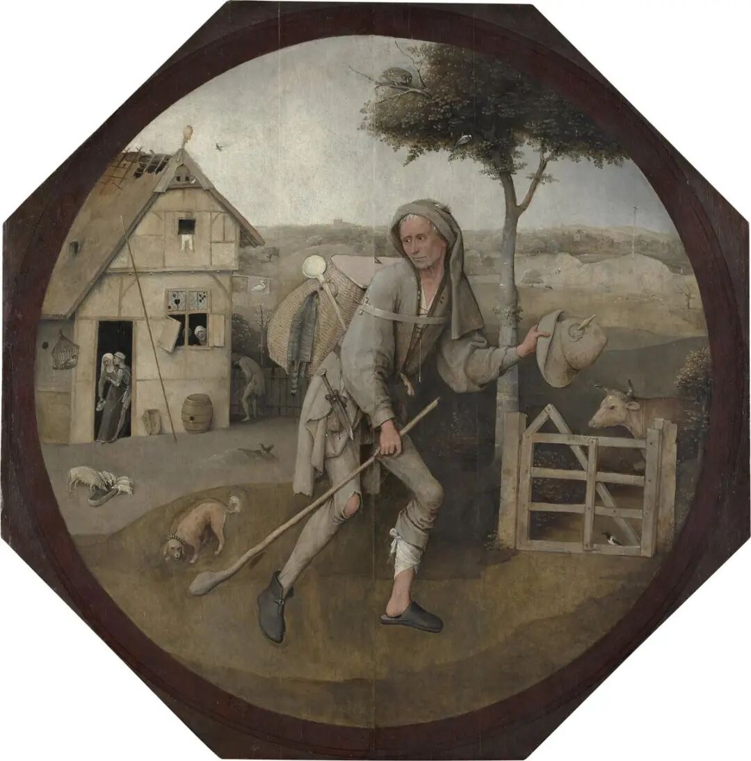 徒步旅行者,Hieronymus Bosch,鹿特丹Boijmans Van Beuningen博物馆。1490年.jpg